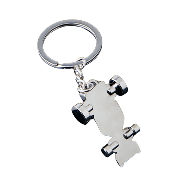 Racing car model keychain plus laser engraving on 1 location... from ASI 37218 Athena Promo (tm)