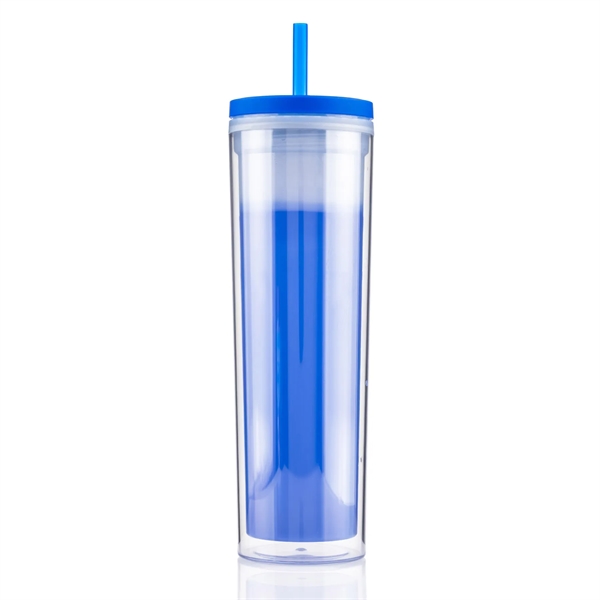 16 ounce color-changing tumbler with colored lid and silicone drinking straw.... from ASI 57800 Gordon Sinclair / Gordon Sinclair®