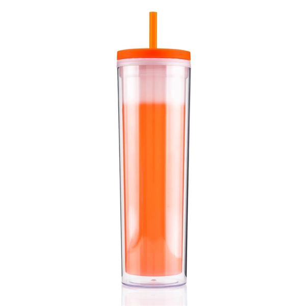 16 ounce color-changing tumbler with colored lid and silicone drinking straw.... from ASI 57800 Gordon Sinclair / Gordon Sinclair®
