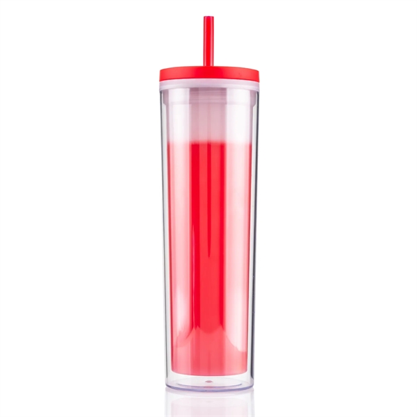 16 ounce color-changing tumbler with colored lid and silicone drinking straw.... from ASI 57800 Gordon Sinclair / Gordon Sinclair®