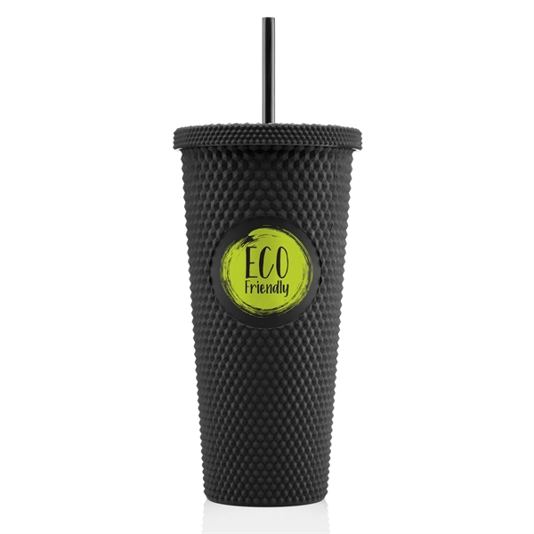 24 oz. recycled plastic tumbler with lid and straw,... from ASI 57800 Gordon Sinclair / Gordon Sinclair®