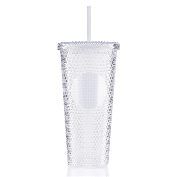 24 oz. recycled plastic tumbler with lid and straw,... from ASI 57800 Gordon Sinclair / Gordon Sinclair®