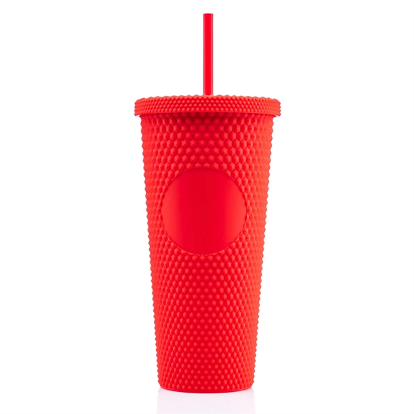 24 oz. recycled plastic tumbler with lid and straw,... from ASI 57800 Gordon Sinclair / Gordon Sinclair®