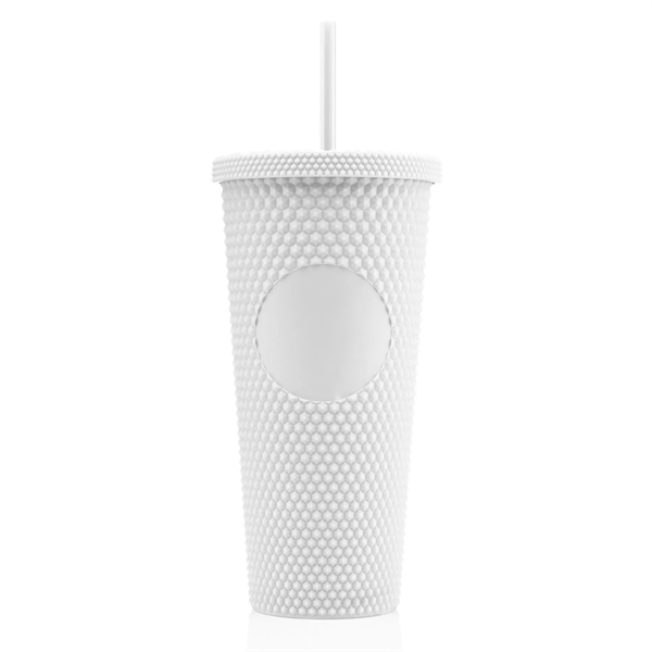 24 oz. recycled plastic tumbler with lid and straw,... from ASI 57800 Gordon Sinclair / Gordon Sinclair®