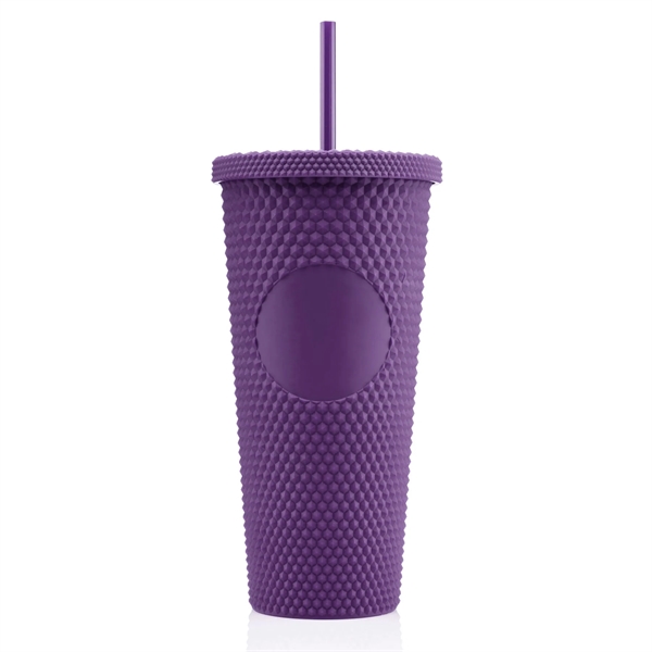 24 oz. recycled plastic tumbler with lid and straw,... from ASI 57800 Gordon Sinclair / Gordon Sinclair®