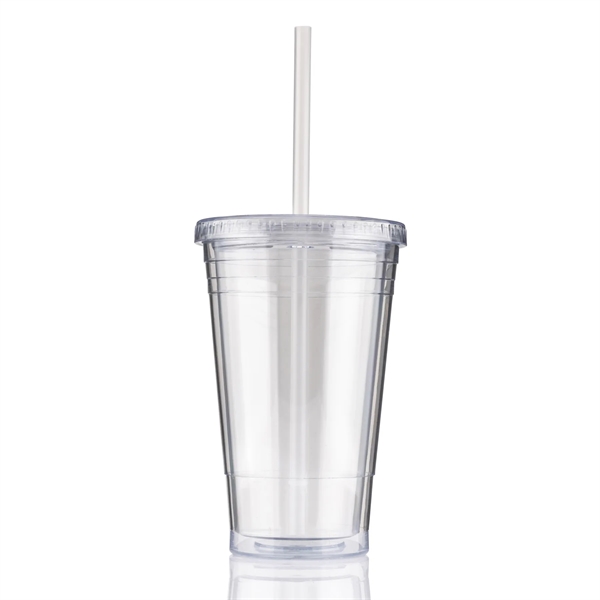 16 ounce double wall insulated plastic tumbler with lid, straw and... from ASI 57800 Gordon Sinclair / Gordon Sinclair®