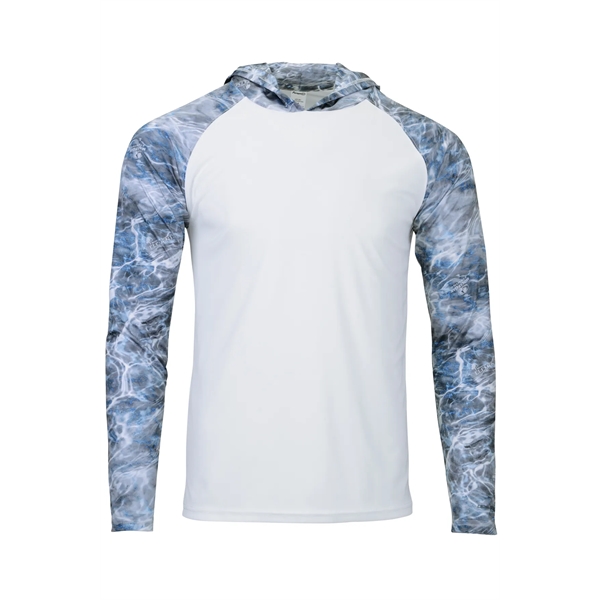 Biloxi long sleeve hoodie shirt made of 100% microfiber performance polyester.... from ASI 85988 Century Place Apparel