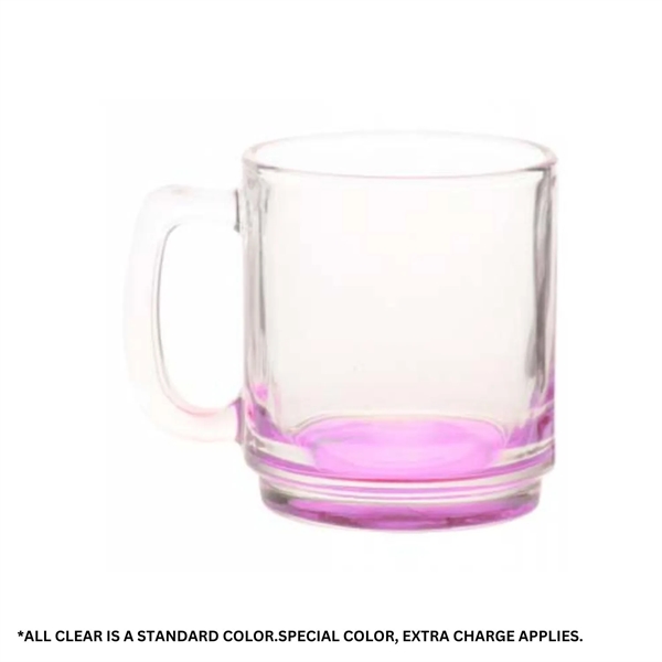 9 oz. Clear glass coffee mugs plus 1 color silkscreen imprint... from ASI 37218 Athena Promo (tm)