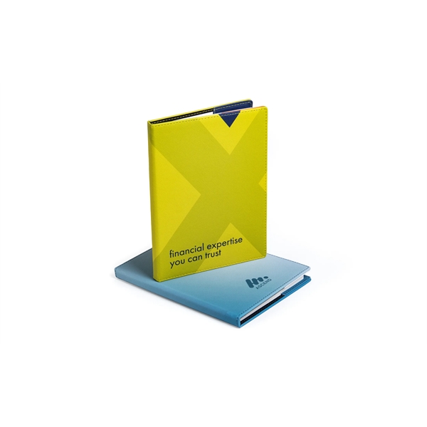 The LVL A5 Notebook is crafted from vegan leather, creating an... from ASI 45657 Pop! Promos