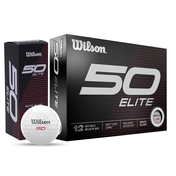 Wilson Staff 50 Elite golf balls, box contains 12 white balls... from ASI 38120 Ball Pro / Diversified Quality Kitchenware