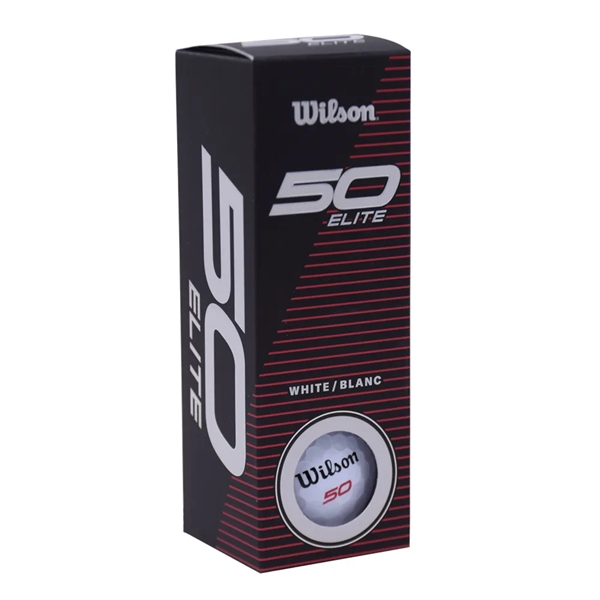 Wilson Staff 50 Elite golf balls; Box contains 12 white balls... from ASI 38120 Ball Pro / Diversified Quality Kitchenware