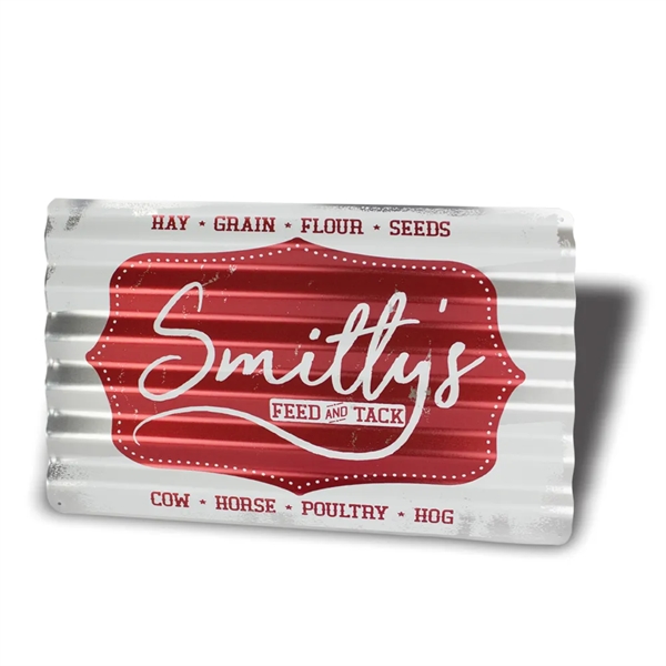 12" x 18" corrugated recycled aluminum sign with customization options.... from ASI 50120 Dixie Seal & Stamp Co Inc / Dixiline