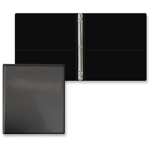3/4" Round three ring binder made of vinyl with front and... from ASI 54040 Fey Promo / Fey Binders and Organization Solutions