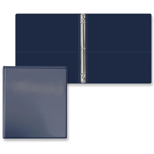 3/4" Round three ring binder made of vinyl with front and... from ASI 54040 Fey Promo / Fey Binders and Organization Solutions