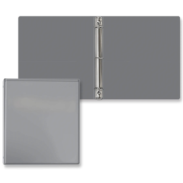 1" Round three ring binder made of vinyl with front and... from ASI 54040 Fey Promo / Fey Binders and Organization Solutions