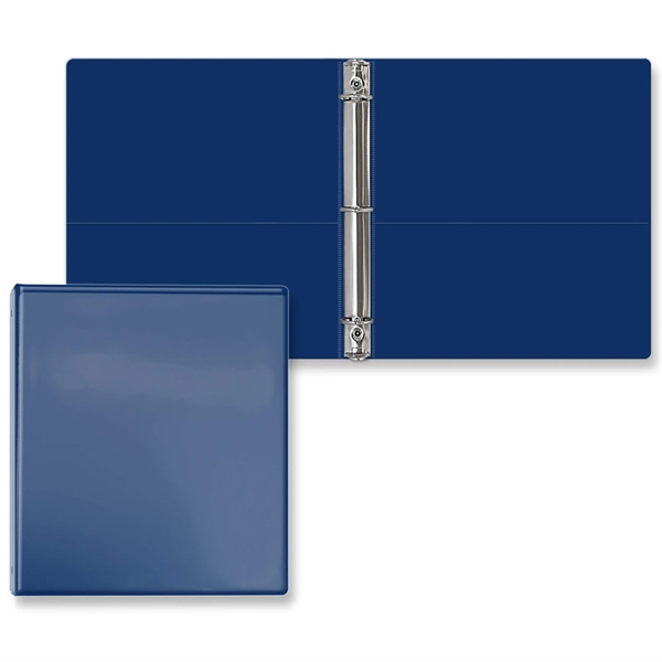 1" Round three ring binder made of vinyl with front and... from ASI 54040 Fey Promo / Fey Binders and Organization Solutions