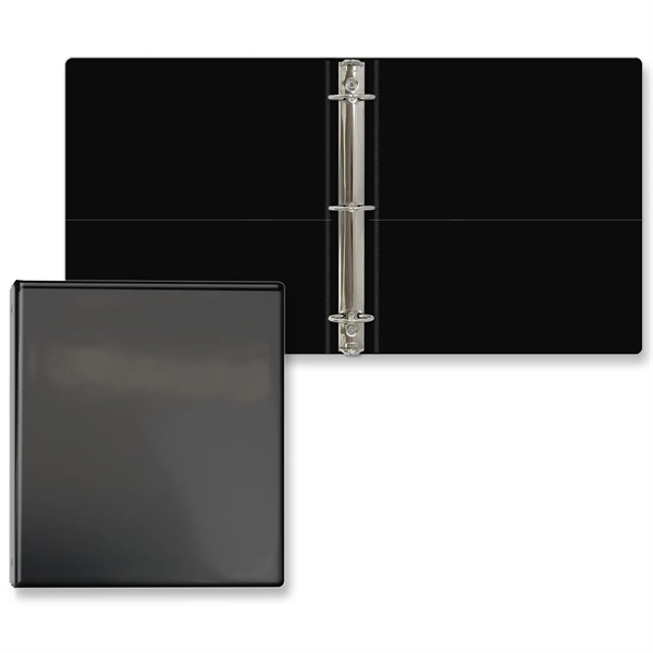 1 1/2" Round three ring binder made of vinyl with front... from ASI 54040 Fey Promo / Fey Binders and Organization Solutions