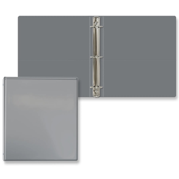 1 1/2" Round three ring binder made of vinyl with front... from ASI 54040 Fey Promo / Fey Binders and Organization Solutions