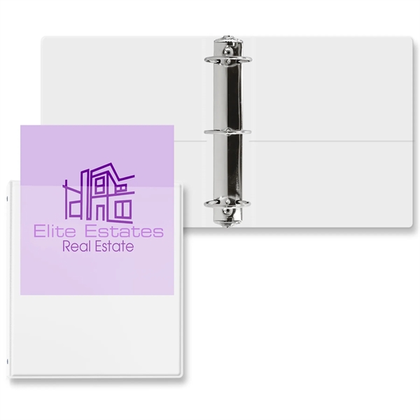 2 1/2" Round three ring binder made of vinyl with front... from ASI 54040 Fey Promo / Fey Binders and Organization Solutions