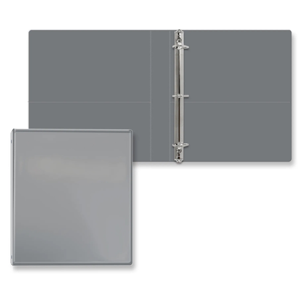 1" Angle D three ring binder made of vinyl with front... from ASI 54040 Fey Promo / Fey Binders and Organization Solutions