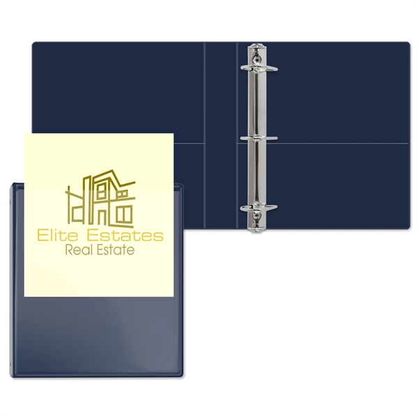 1 1/2" Angle D three ring binder made of vinyl with... from ASI 54040 Fey Promo / Fey Binders and Organization Solutions