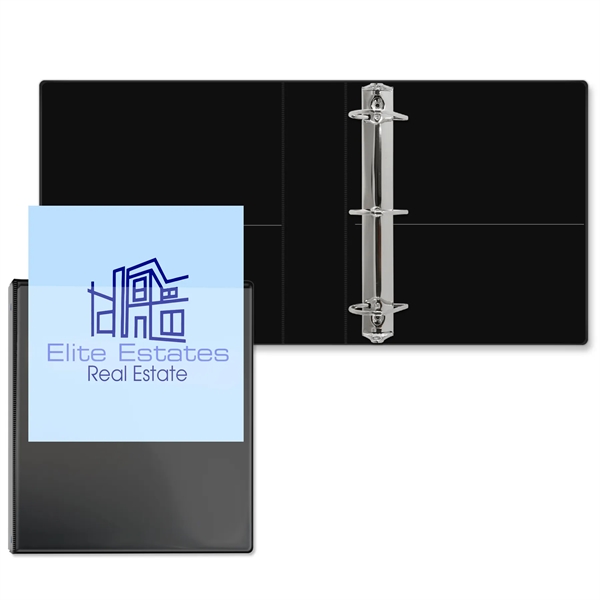 2" Angle D three ring binder made of vinyl with front... from ASI 54040 Fey Promo / Fey Binders and Organization Solutions