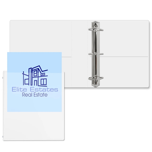 2" Angle D three ring binder made of vinyl with front... from ASI 54040 Fey Promo / Fey Binders and Organization Solutions