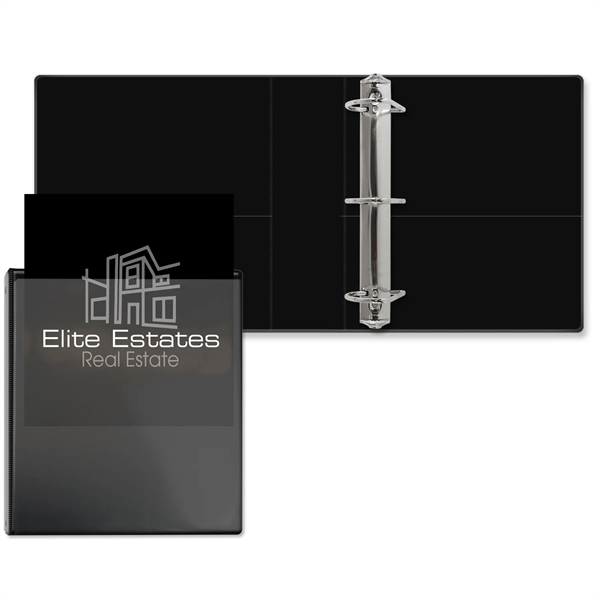 2 1/2" Angle D three ring binder made of vinyl with... from ASI 54040 Fey Promo / Fey Binders and Organization Solutions