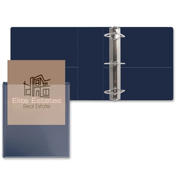 3" Angle D three ring binder made of vinyl with front... from ASI 54040 Fey Promo / Fey Binders and Organization Solutions