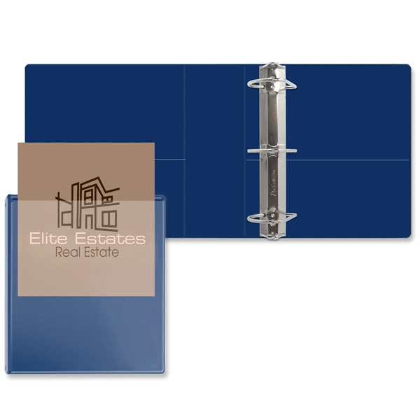 3" Angle D three ring binder made of vinyl with front... from ASI 54040 Fey Promo / Fey Binders and Organization Solutions