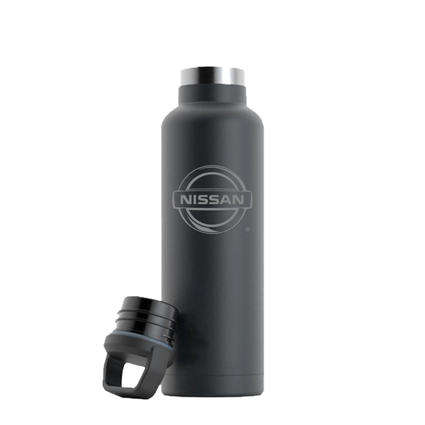 RTIC 20 ounce double-wall vacuum-insulated stainless steel ringed sport bottle with... from ASI 74601 Calico