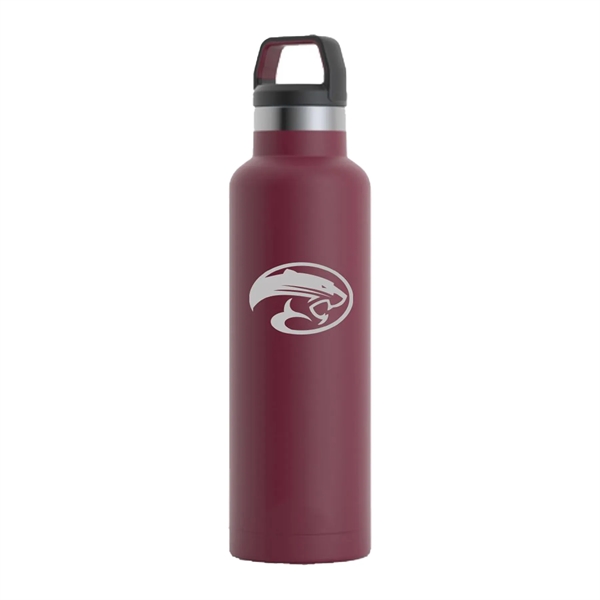 RTIC 20 ounce double-wall vacuum-insulated stainless steel ringed sport bottle with... from ASI 74601 Calico