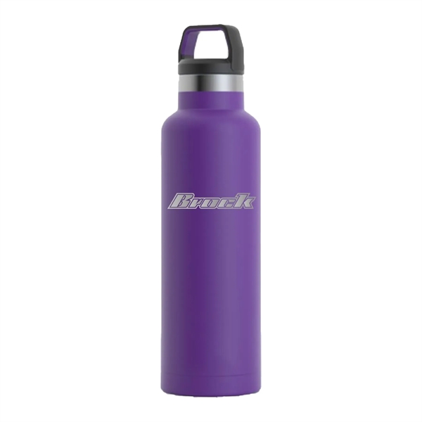 RTIC 20 ounce double-wall vacuum-insulated stainless steel ringed sport bottle with... from ASI 74601 Calico