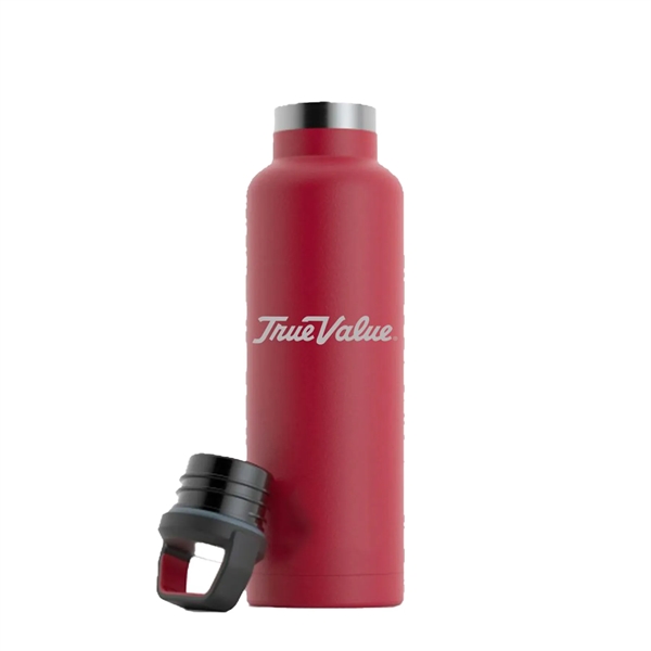 RTIC 20 ounce double-wall vacuum-insulated stainless steel ringed sport bottle with... from ASI 74601 Calico
