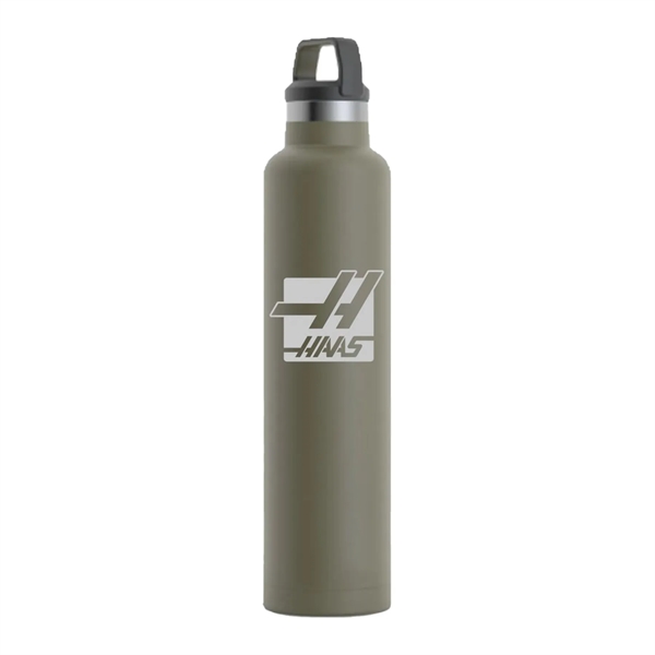 RTIC 26 ounce double-wall vacuum-insulated stainless steel ringed sport bottle with... from ASI 74601 Calico