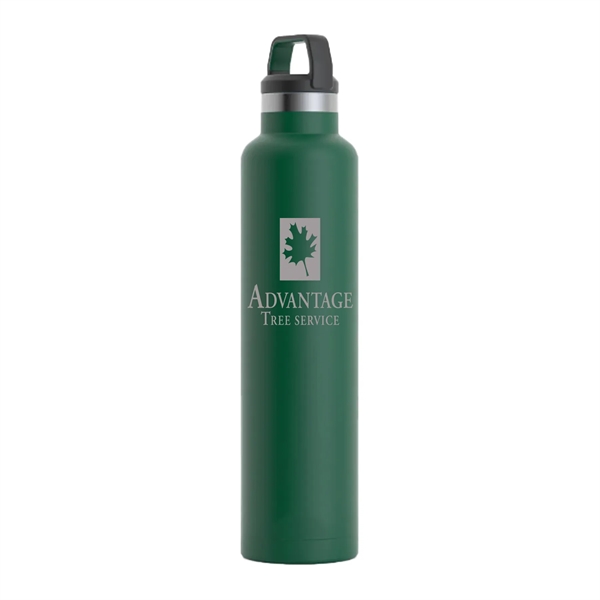 RTIC 26 ounce double-wall vacuum-insulated stainless steel ringed sport bottle with... from ASI 74601 Calico