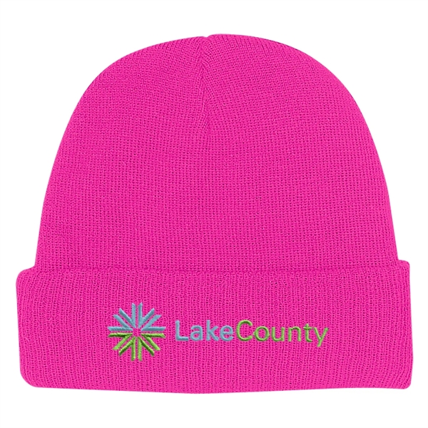 100% acrylic beanie with cuff... from ASI 61125 Hit Promotional Products / Hit®