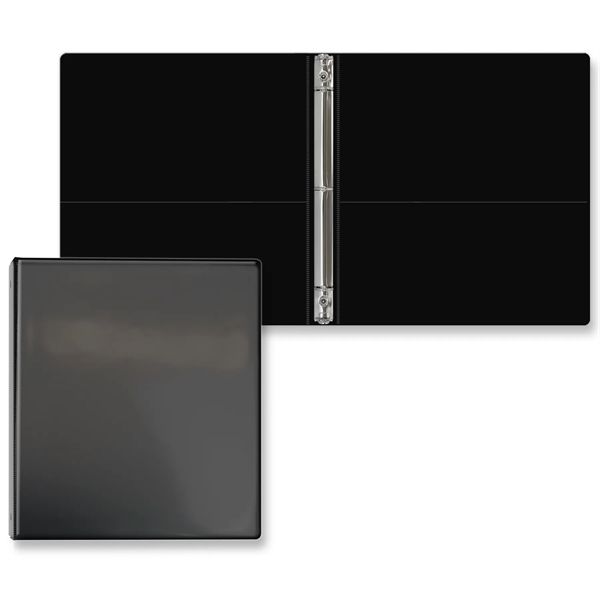 3/4" Round three ring binder made of vinyl with front and... from ASI 54040 Fey Promo / Fey Binders and Organization Solutions
