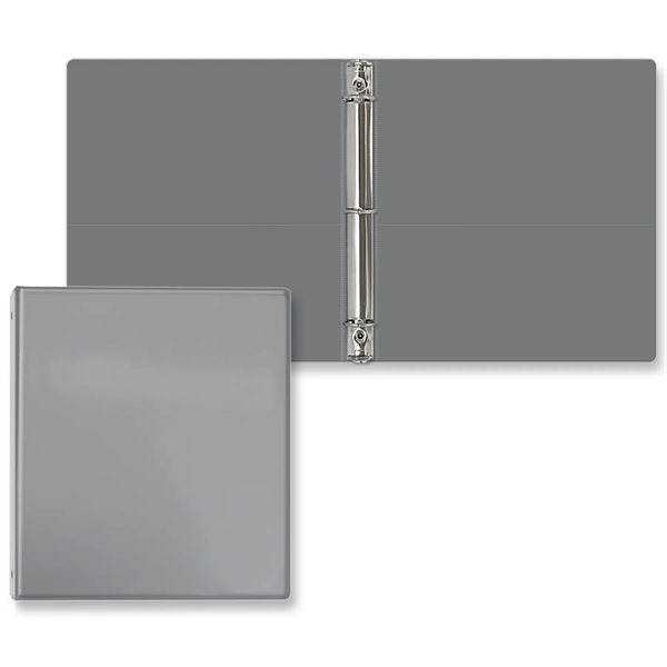 1" Round three ring binder made of vinyl with front and... from ASI 54040 Fey Promo / Fey Binders and Organization Solutions