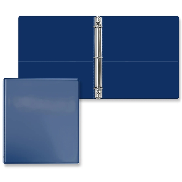 1" Round three ring binder made of vinyl with front and... from ASI 54040 Fey Promo / Fey Binders and Organization Solutions