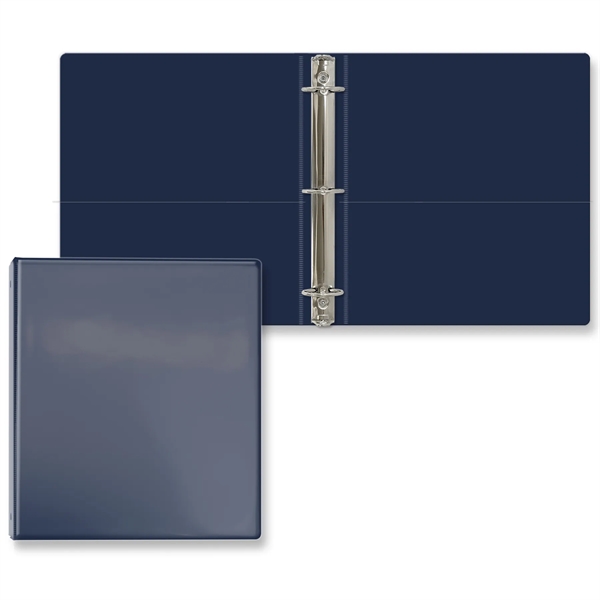 1 1/2" Round three ring binder made of vinyl with front... from ASI 54040 Fey Promo / Fey Binders and Organization Solutions