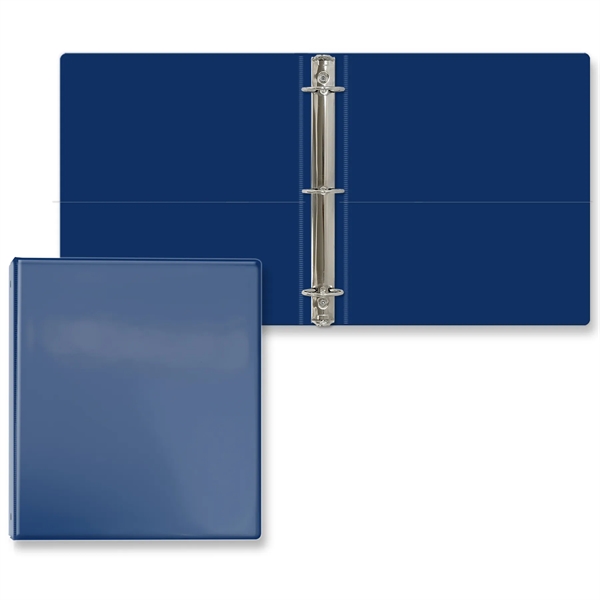 1 1/2" Round three ring binder made of vinyl with front... from ASI 54040 Fey Promo / Fey Binders and Organization Solutions