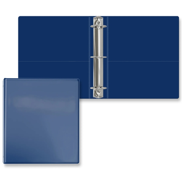 2" Round three ring binder made of vinyl with front and... from ASI 54040 Fey Promo / Fey Binders and Organization Solutions