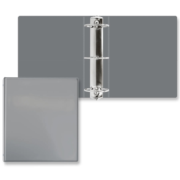 3" Round three ring binder made of vinyl with front and... from ASI 54040 Fey Promo / Fey Binders and Organization Solutions