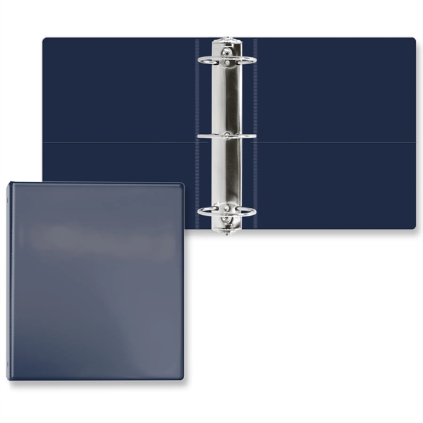 3" Round three ring binder made of vinyl with front and... from ASI 54040 Fey Promo / Fey Binders and Organization Solutions