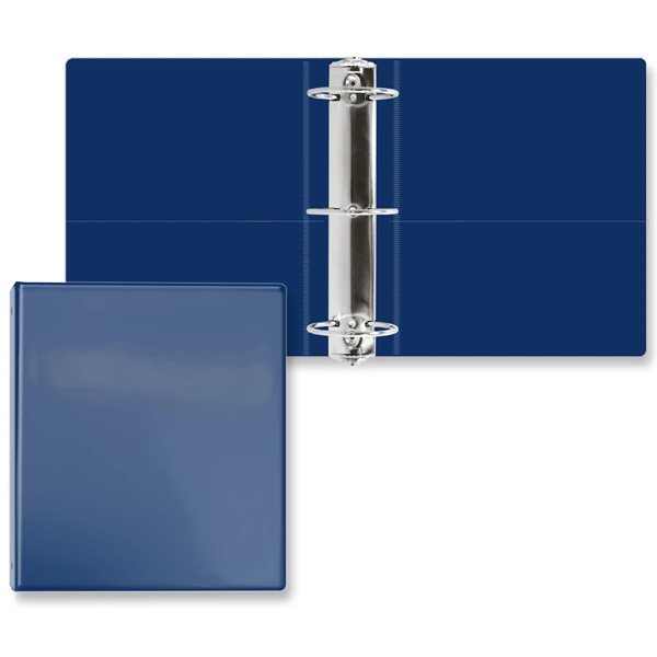 3" Round three ring binder made of vinyl with front and... from ASI 54040 Fey Promo / Fey Binders and Organization Solutions