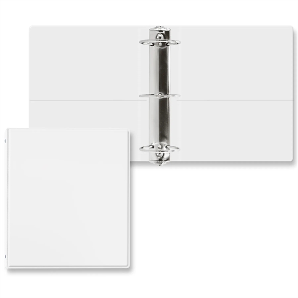 3" Round three ring binder made of vinyl with front and... from ASI 54040 Fey Promo / Fey Binders and Organization Solutions