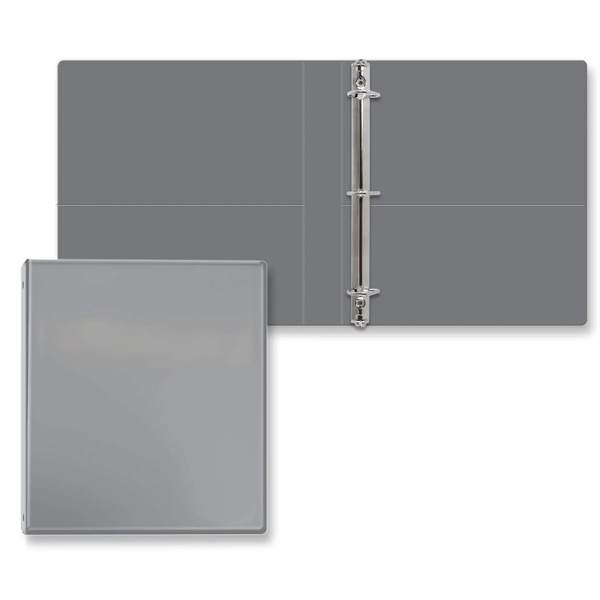 1" Angle D three ring binder made of vinyl with front... from ASI 54040 Fey Promo / Fey Binders and Organization Solutions