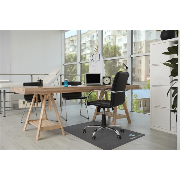 Logo printed in bottom right corner; two background pattern options, both... from ASI 67849 Logo Mats, LLC / Logo Mats USA