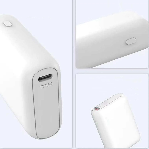 Fast charging power bank - 10000 mAh plus silkscreen imprint on... from ASI 37218 Athena Promo (tm)